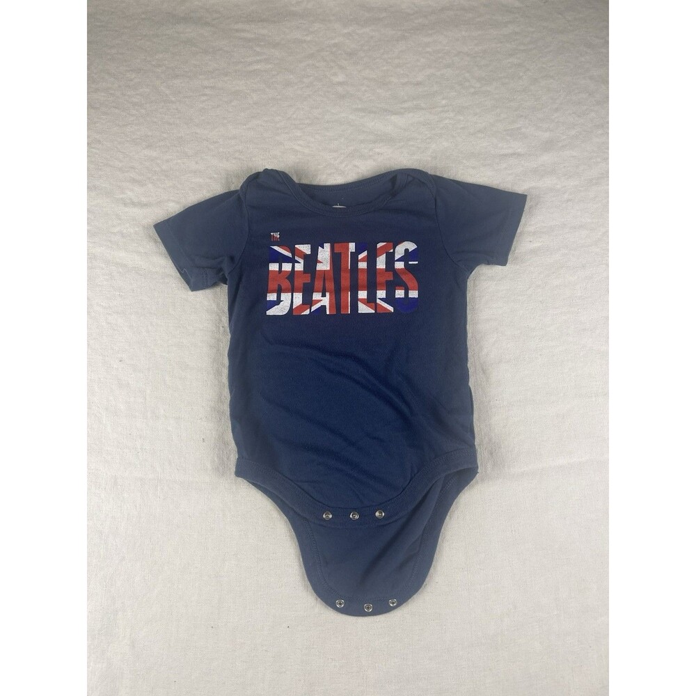 The Beatles Blue 2010 Baby One Piece Bodysuit Size 9M